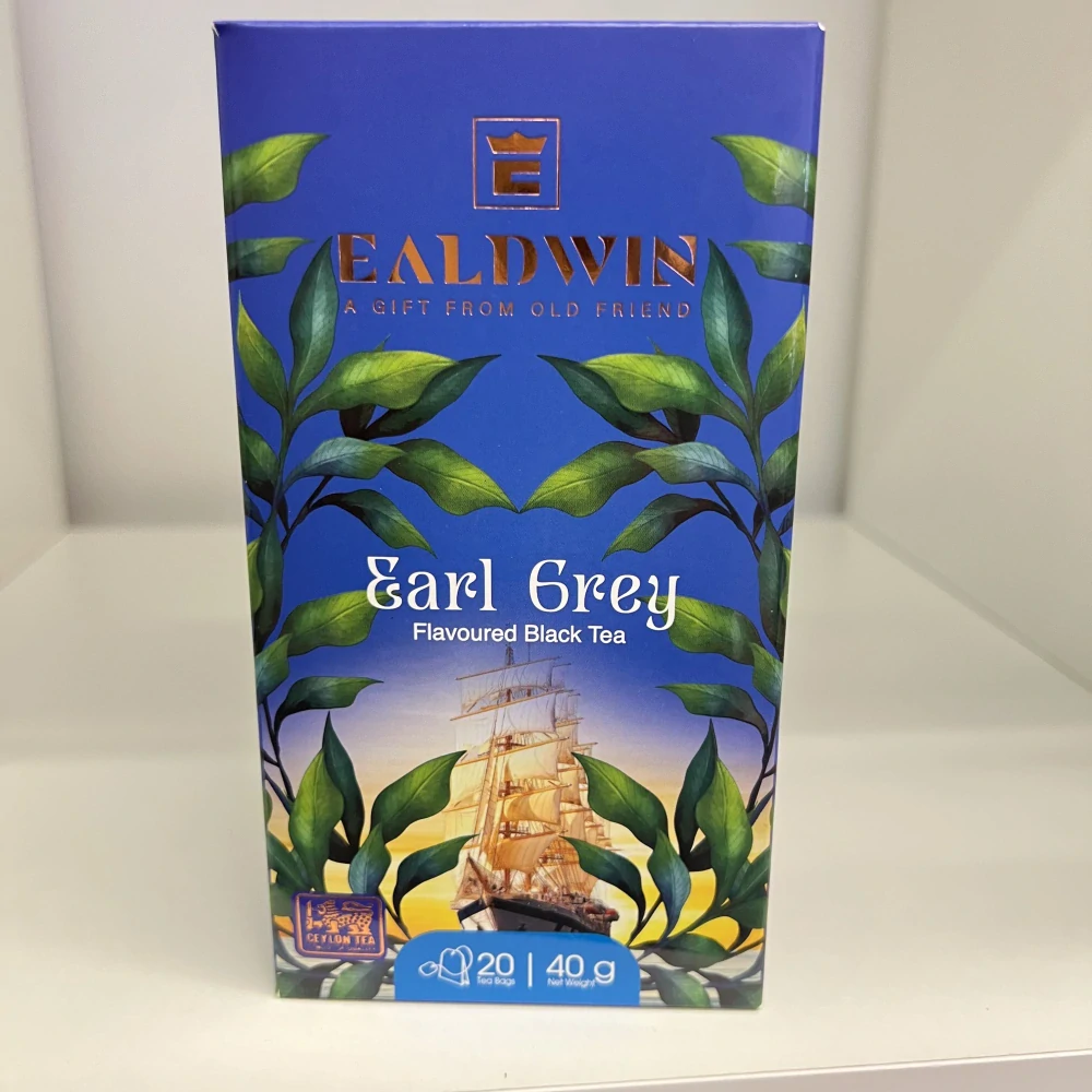 💙☕ Ealdwin Earl Grey – aromatizovaný černý čaj ☕💙