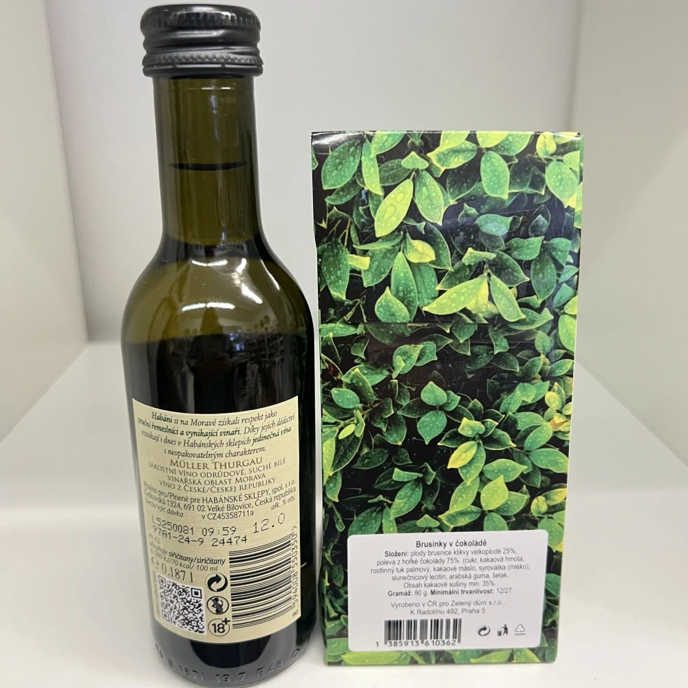 🎁 Dárková sada „Pro klid a relax“ 🍷🍫