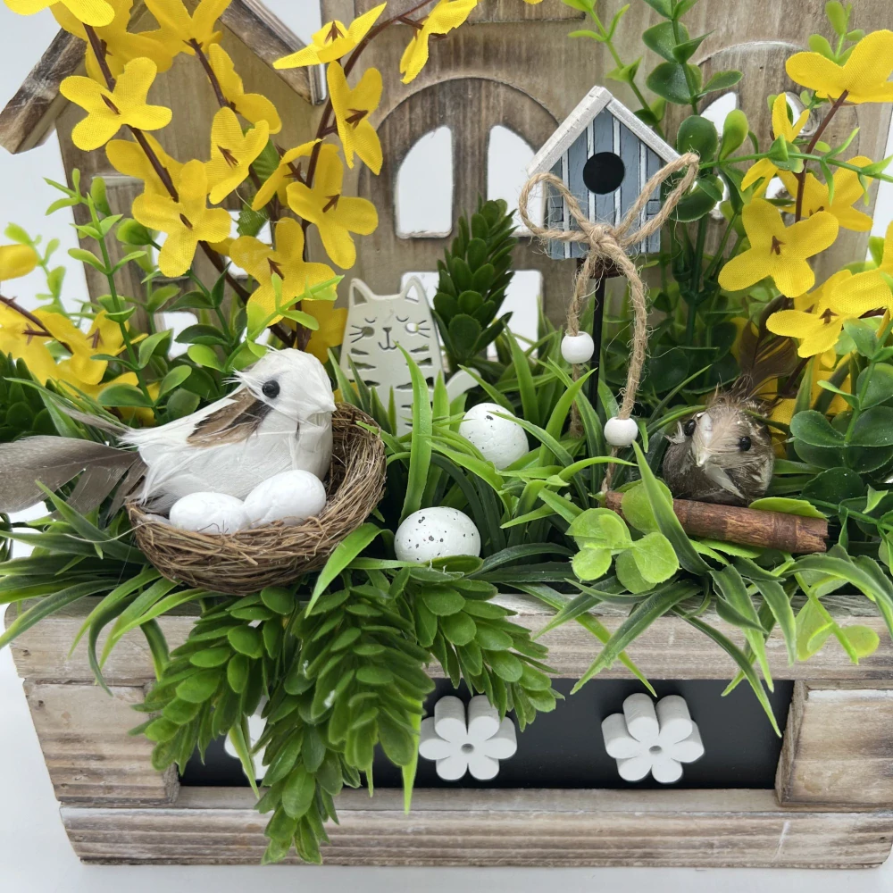 🌼🏡 Jarní dekorace s domečky a ptáčky 🏡🌼