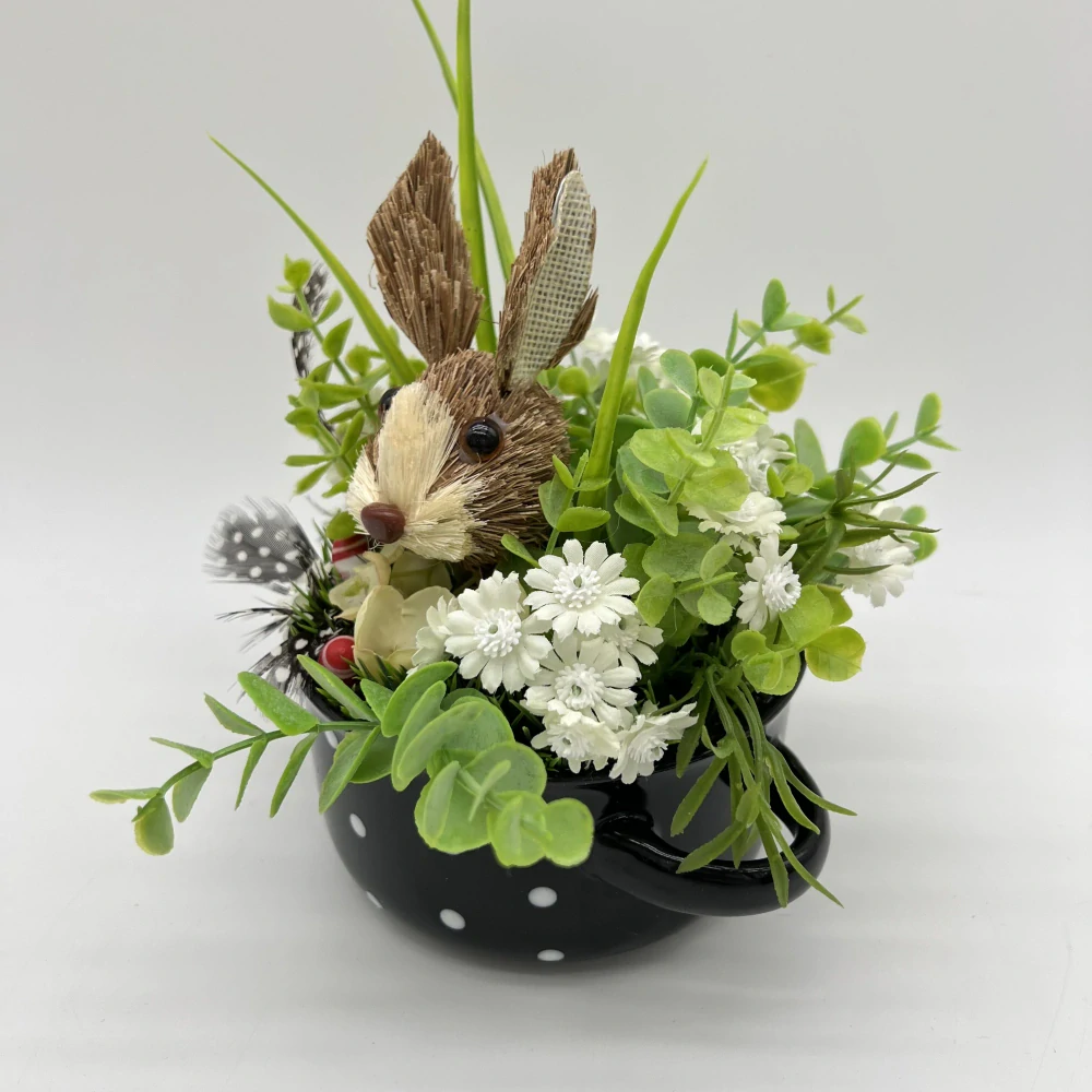 🐰🌿 Dekorační miska se zajíčkem 🌿🐰
