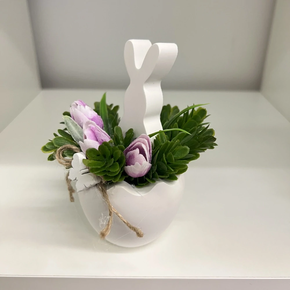 🐰 Jarní dekorace se zajíčkem ve vajíčku 🌷