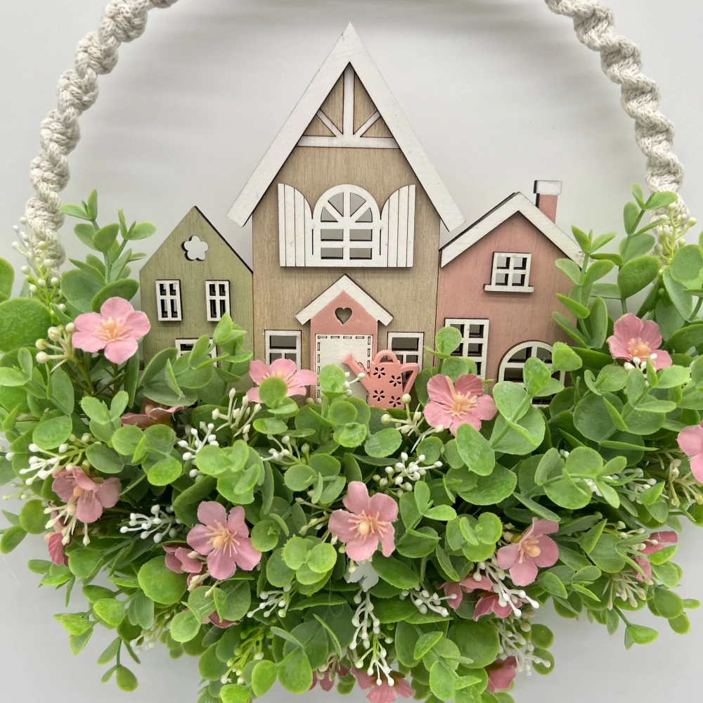🌿 Jarní dekorace s domečky 🏡🌸