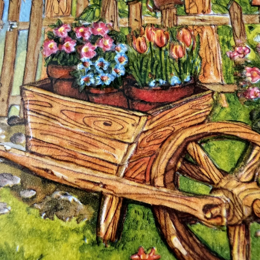 🌻✨ Dlaždice zdobená technikou Decoupage 3D ✨🌻