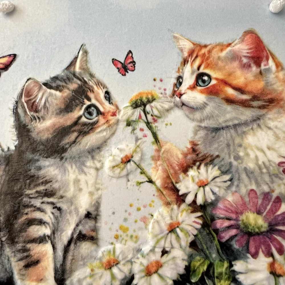 🌻✨ Dlaždice zdobená technikou Decoupage 3D ✨🌻