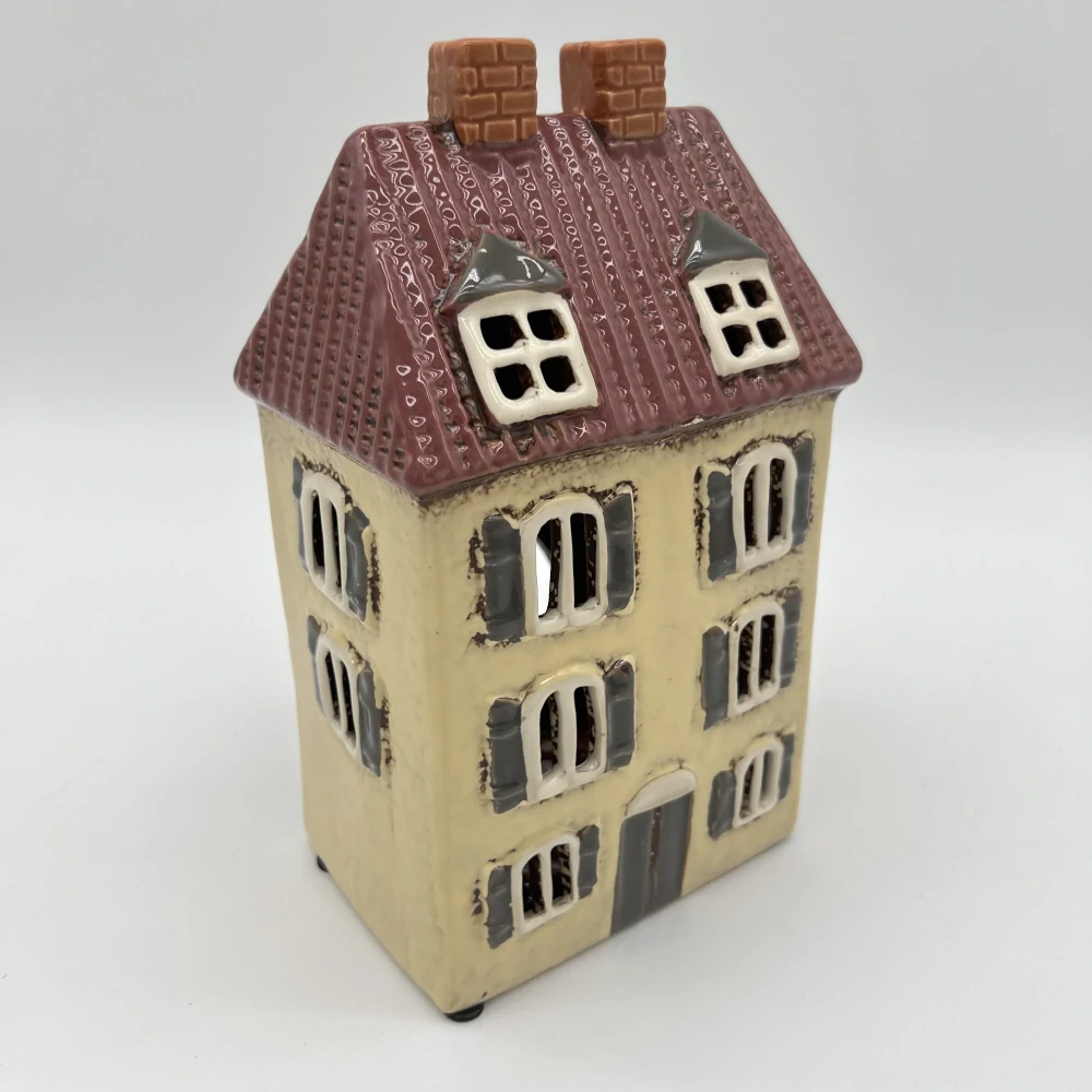 🏡✨ Keramický domeček na čajovou nebo LED svíčku ✨🏡
