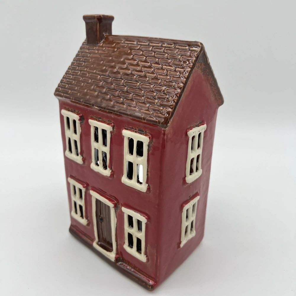 🏡✨ Keramický domeček na čajovou nebo LED svíčku ✨🏡