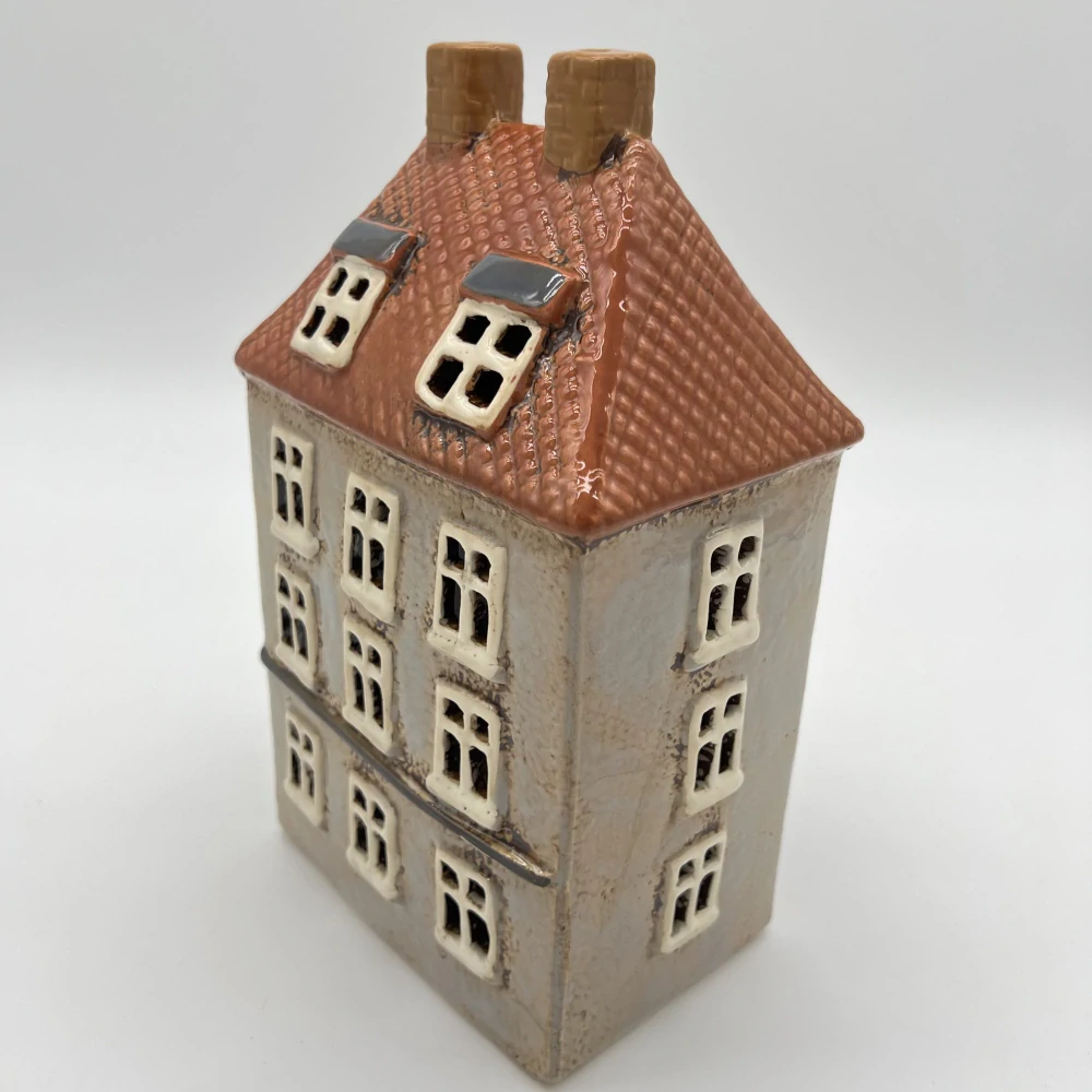 🏡✨ Keramický domeček na čajovou nebo LED svíčku ✨🏡
