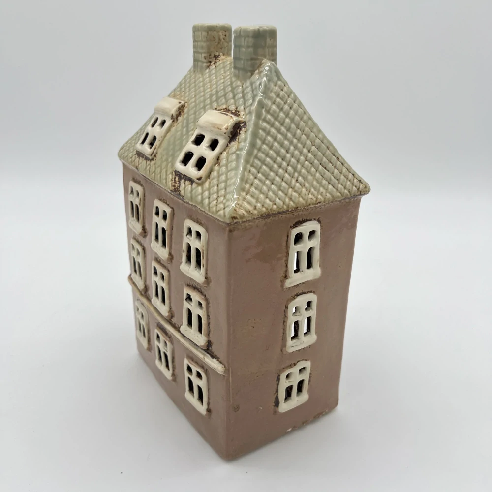 🏡✨ Keramický domeček na čajovou nebo LED svíčku ✨🏡