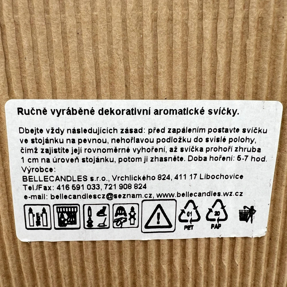 ☀️🕯️ Ručně vyráběná dekorativní svíčka – Slunce 🕯️☀️