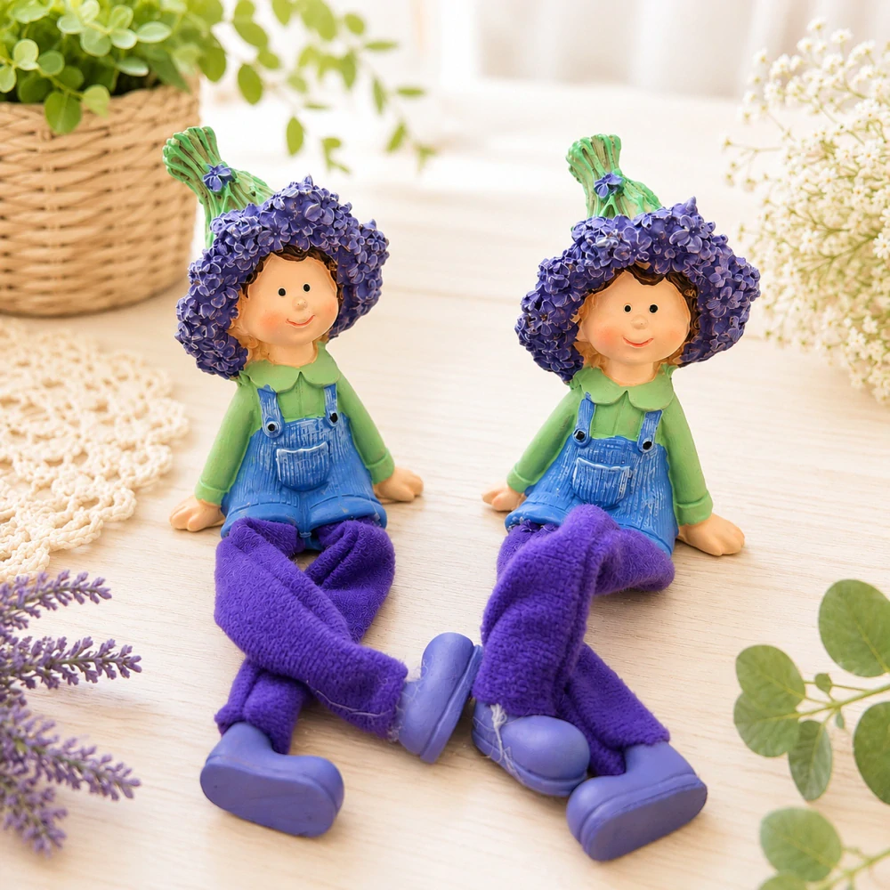💜 Dekorační figurka kluka s pohyblivými nohami 💜