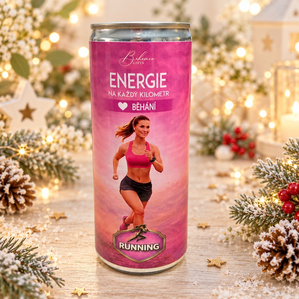 🎁 Dárkový balíček Běhání – čokoláda, energetický nápoj a sprchový gel