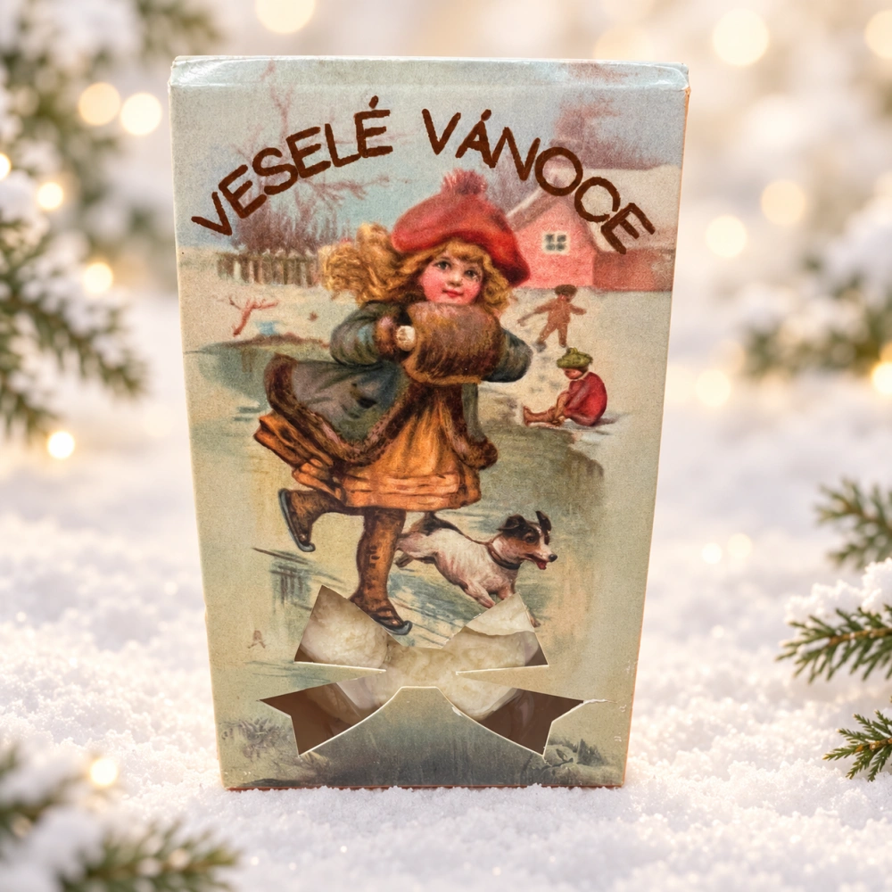 🎄🥥 Mandle v kokosu – Veselé Vánoce, 50 g