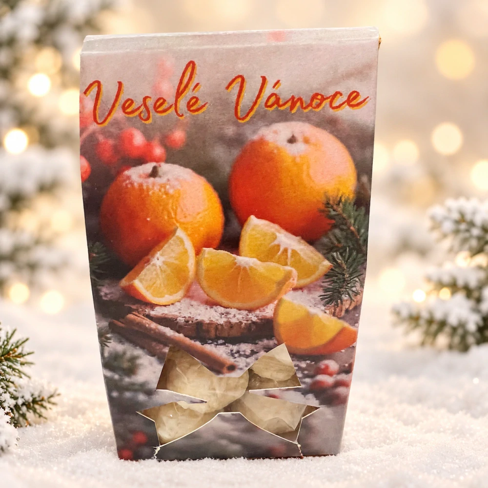 🎄🍊 Mandle v kokosu – Veselé Vánoce, 50 g