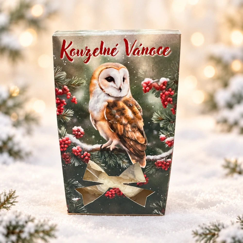 🎄🦉 Mandle v kokosu – Kouzelné Vánoce, 50 g