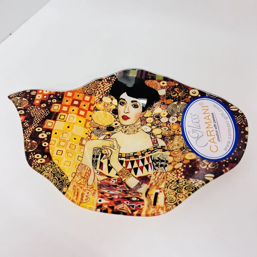 MISKA NA ODLOŽENÍ ČAJOVÉHO SÁČKU MOTIV GUSTAV KLIMT - ADELE BLOCH