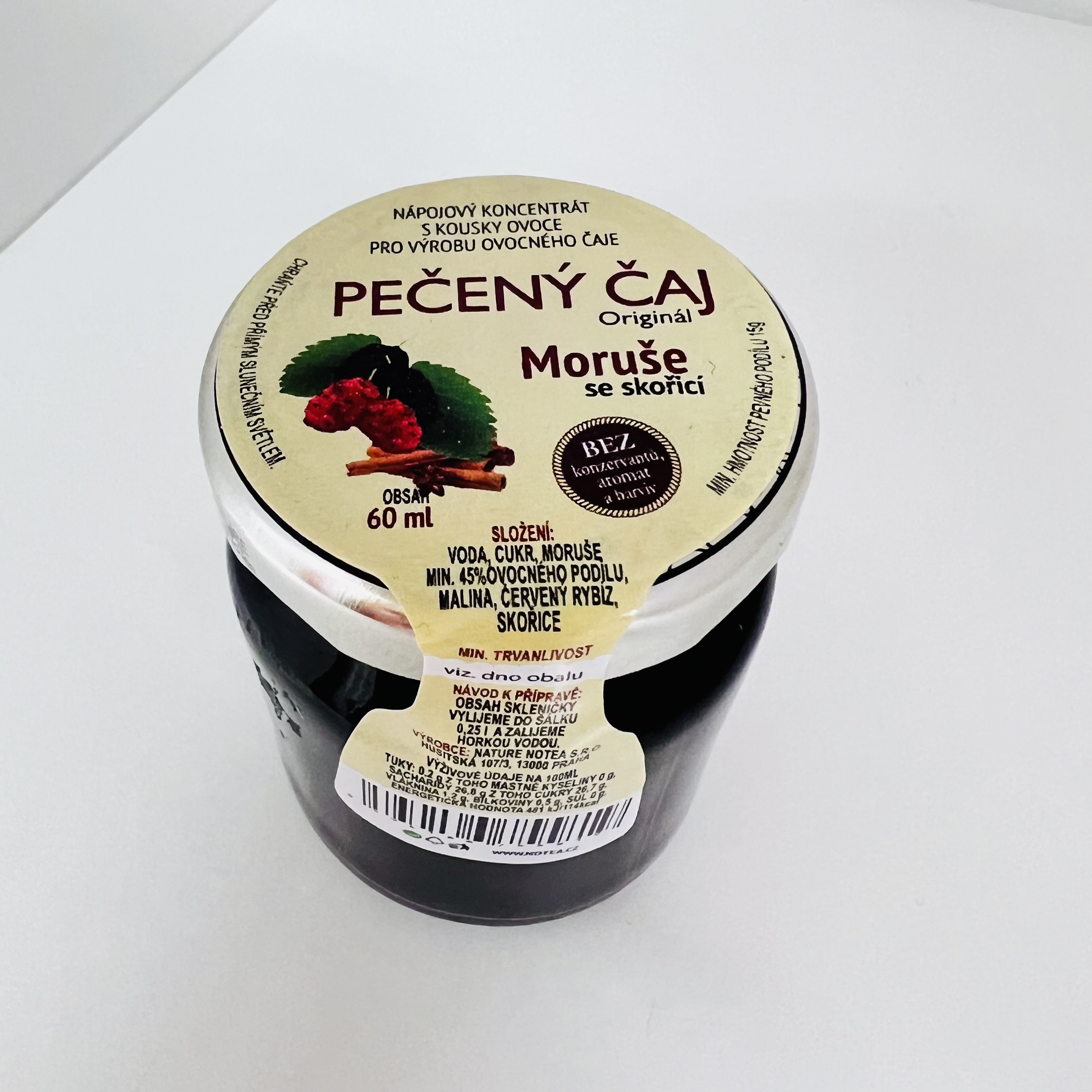 PEČENÝ ČAJ - MORUŠE SE SKOŘICÍ