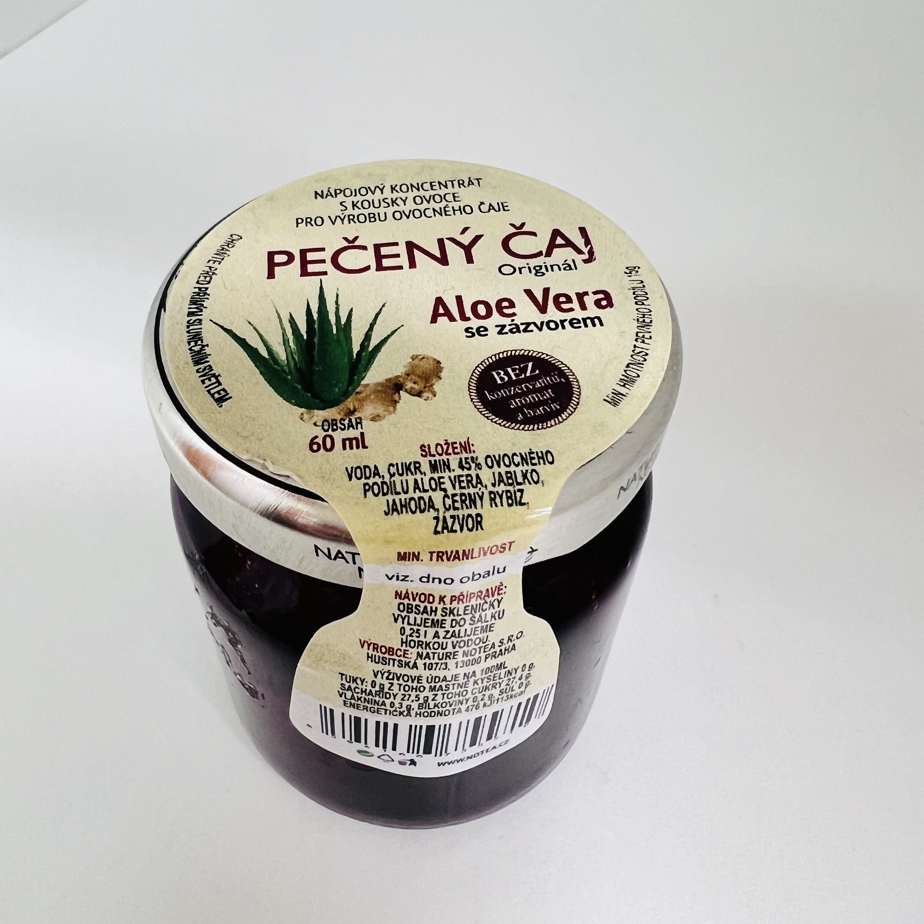 PEČENÝ ČAJ - ALOE VERA SE ZÁZVOREM