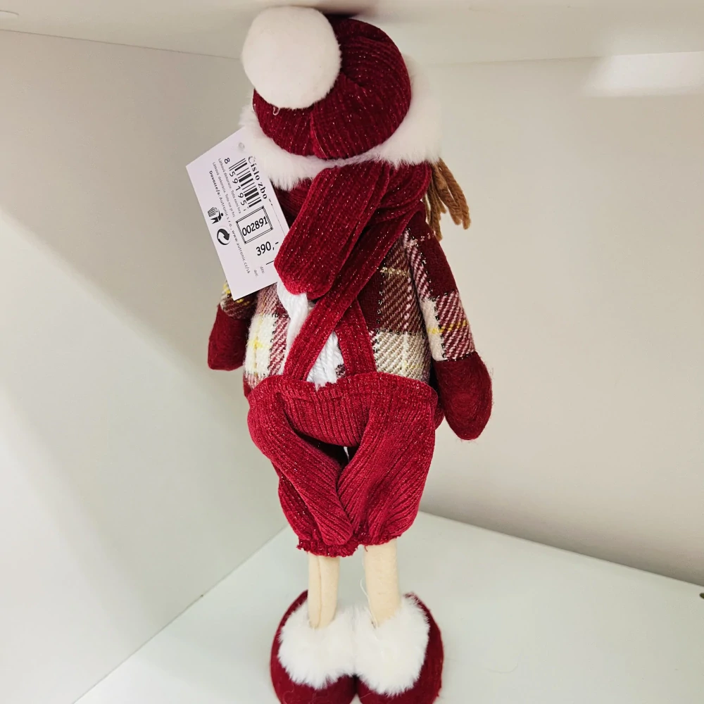 ZIMNÍ DEKORACE STOJÍCÍ HOLČIČKA