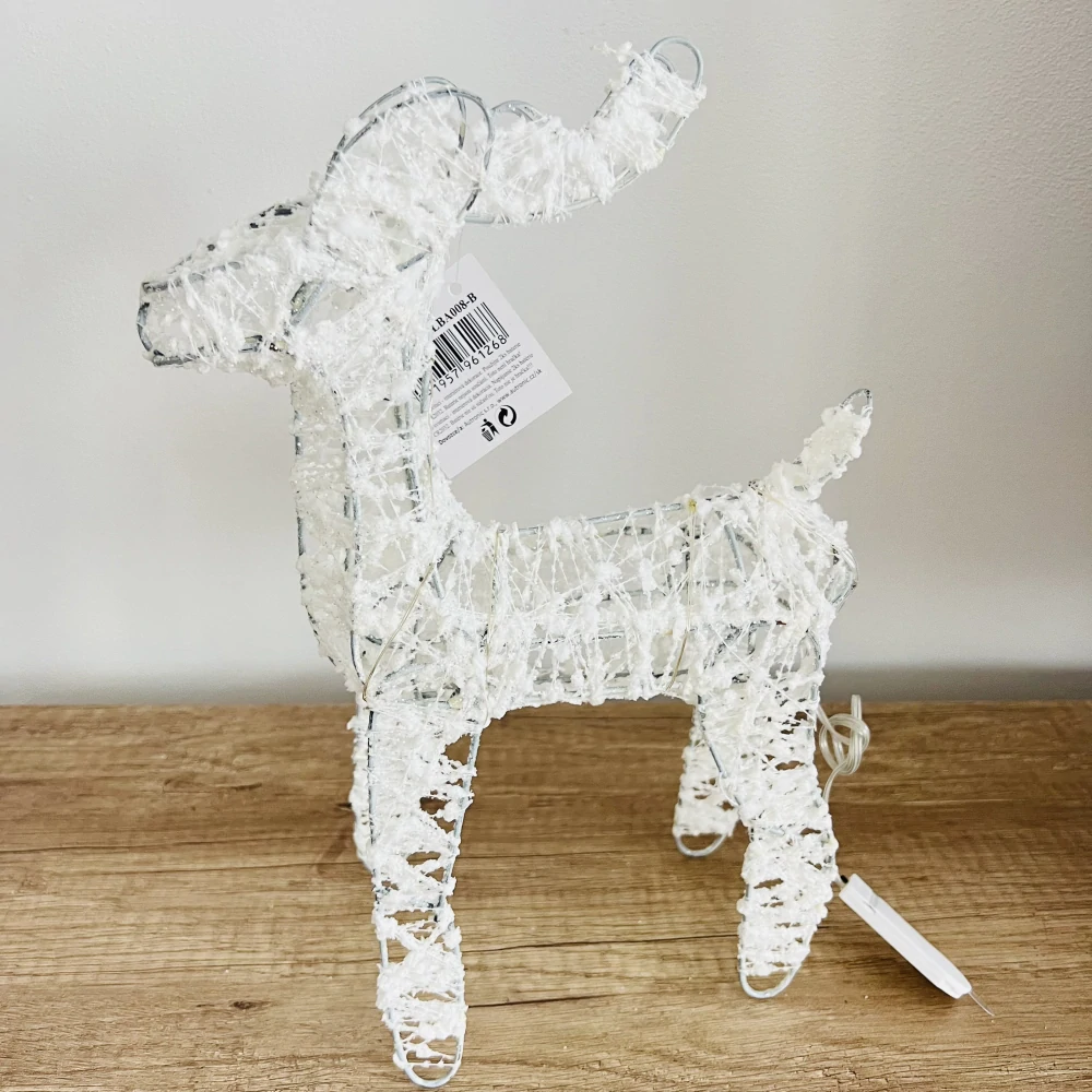 ZIMNÍ DEKORACE SOB S LED OSVĚTLENÍM MALÝ