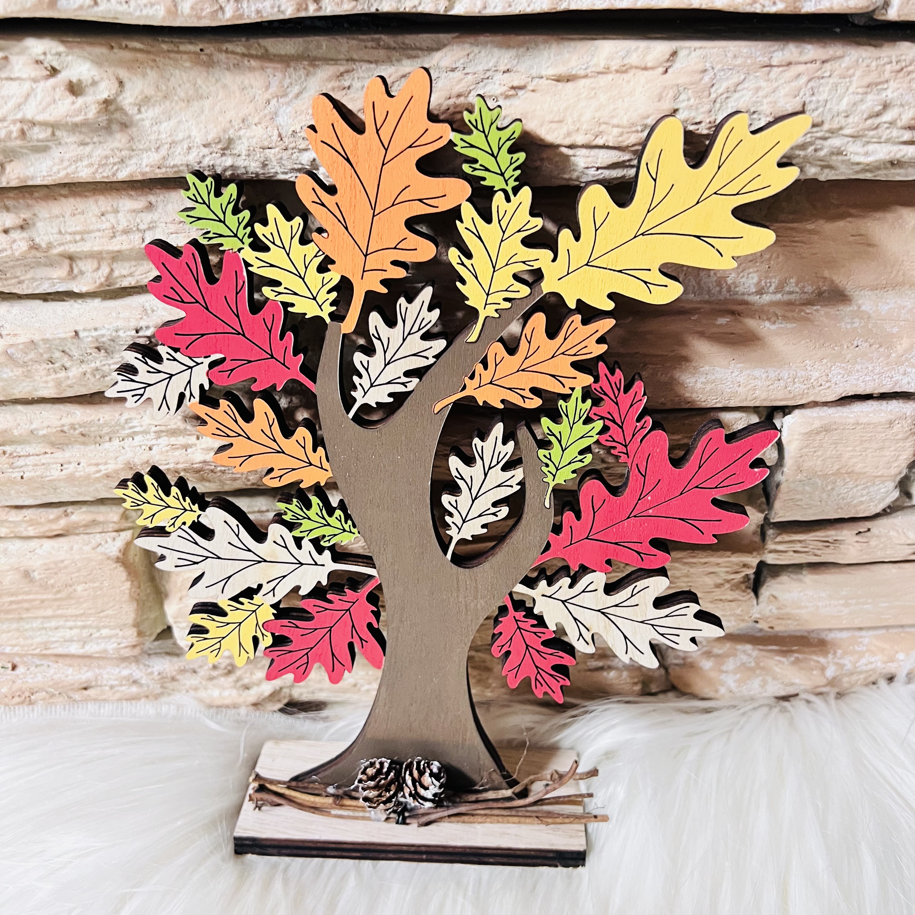 PODZIMNÍ DEKORACE STROM BAREVNÝ