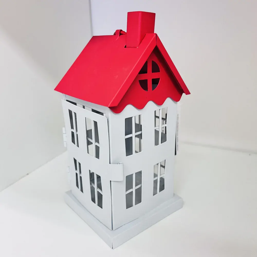 NOVÁ CENA - DEKORACE DOMEČEK NA ČAJOVOU SVÍČKU