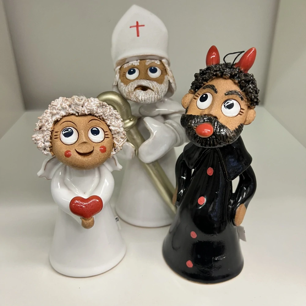 ZIMNÍ DEKORACE FIGURKA MIKULÁŠE