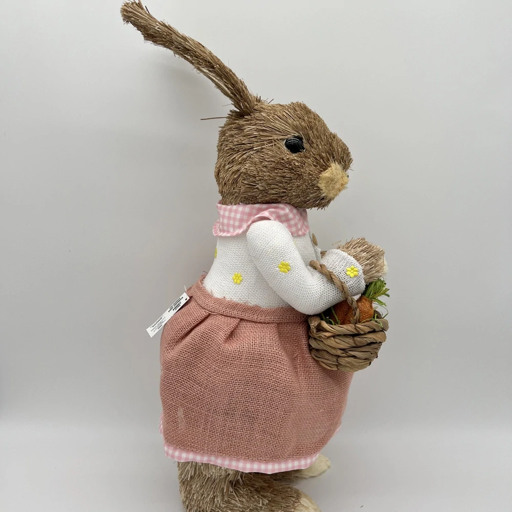 JARNÍ DEKORACE ZAJÍC - DÍVKA