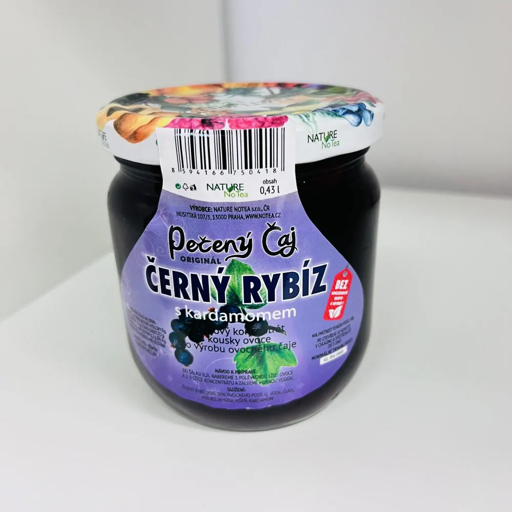 PEČENÝ ČAJ ČERNÝ RYBÍZ S KARDAMOMEM