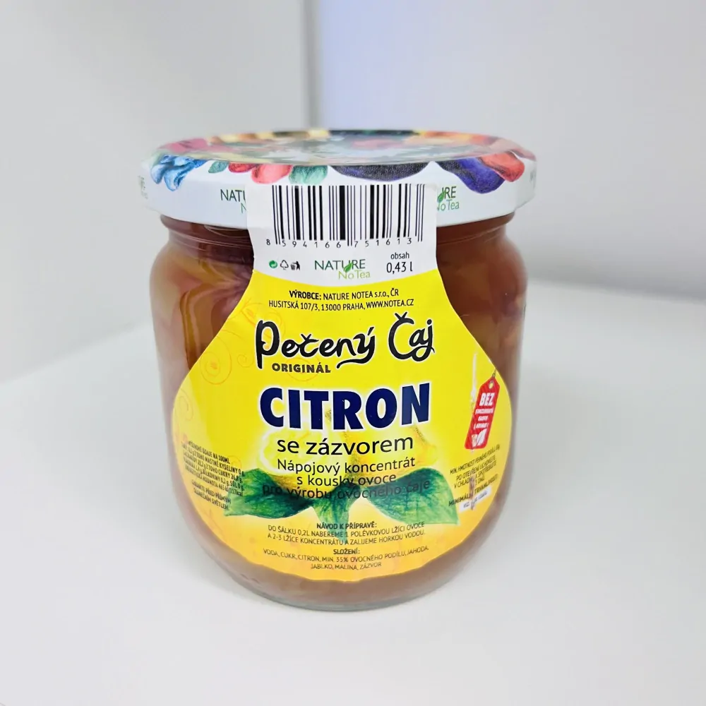 PEČENÝ ČAJ CITRON SE ZÁZVOREM