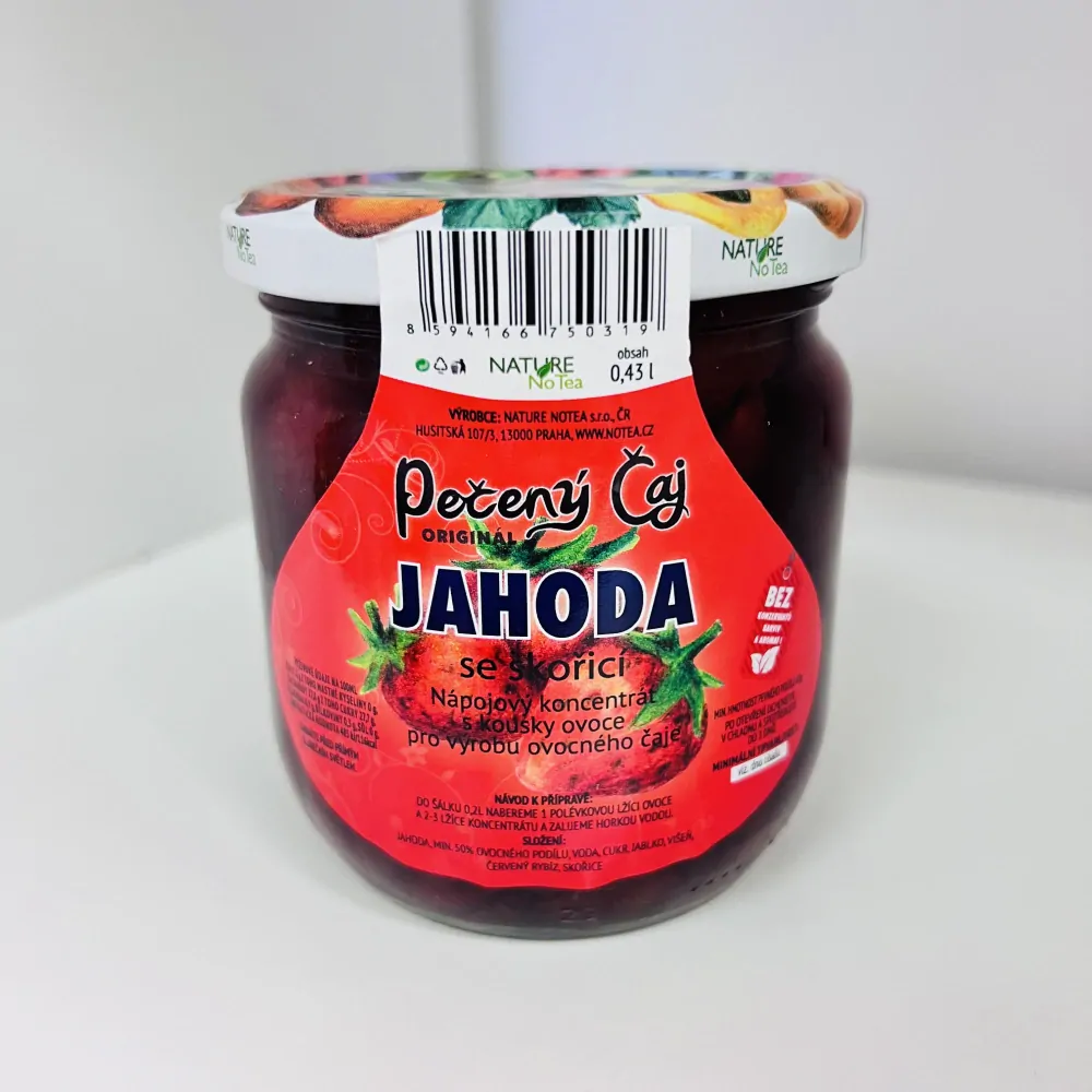 PEČENÝ ČAJ JAHODA SE SKOŘICÍ