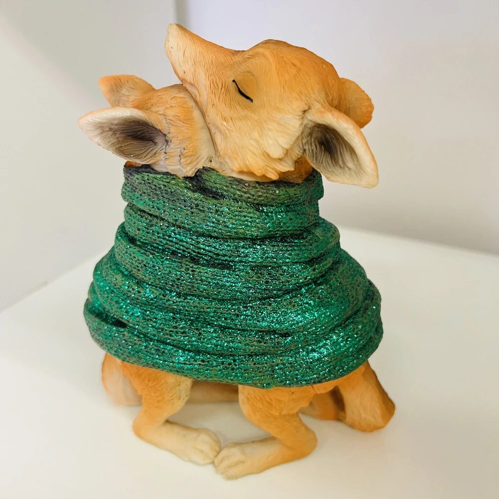 DEKORACE ZIMNÍ FIGURKA LIŠEK