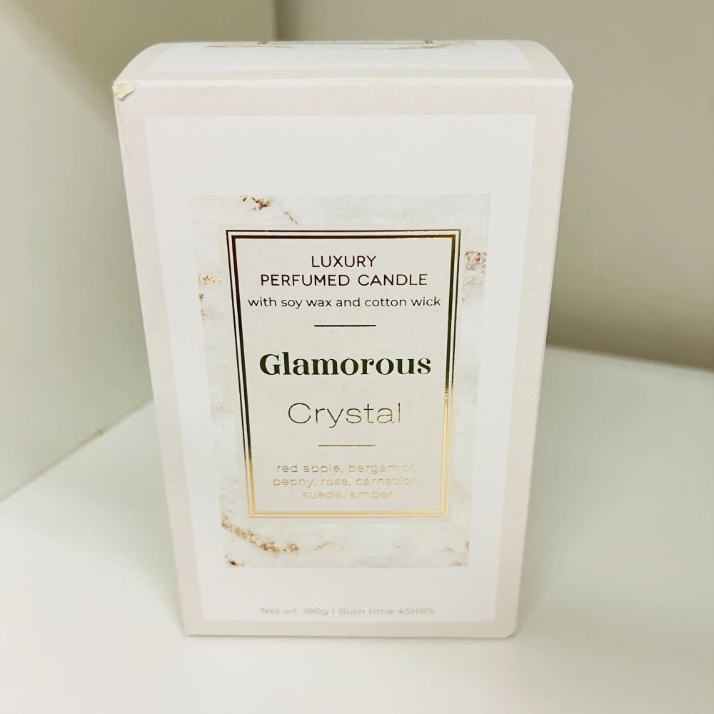 DÁRKOVÁ SVÍČKA VE SKLE - GLAMOROUS CRYSTAL