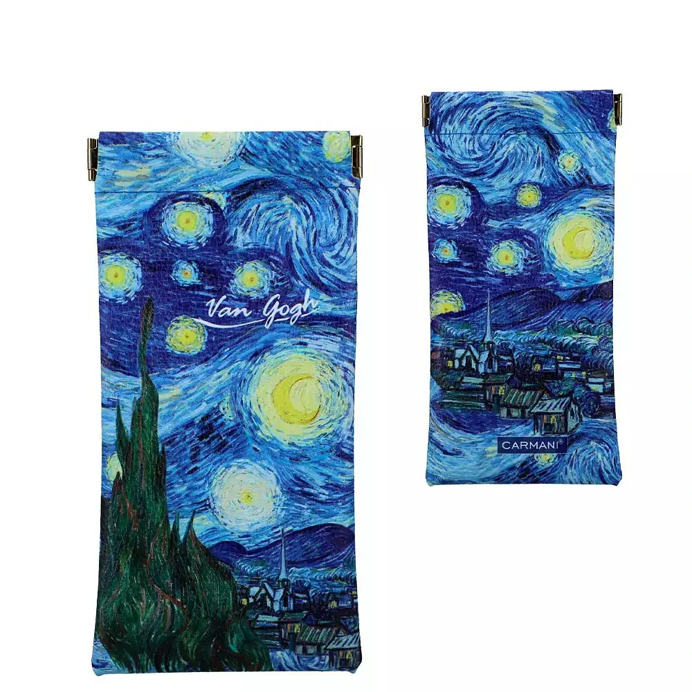 MĚKKÉ POUZDRO NA BRÝLE MOTIV VINCENT VAN GOGH- HVĚZDNÁ NOC