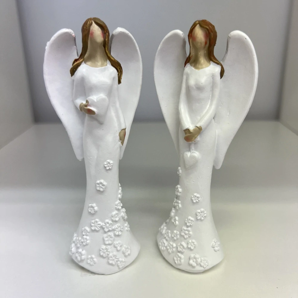 DEKORACE ANDĚL SE SRDÍČKEM - DVA DRUHY