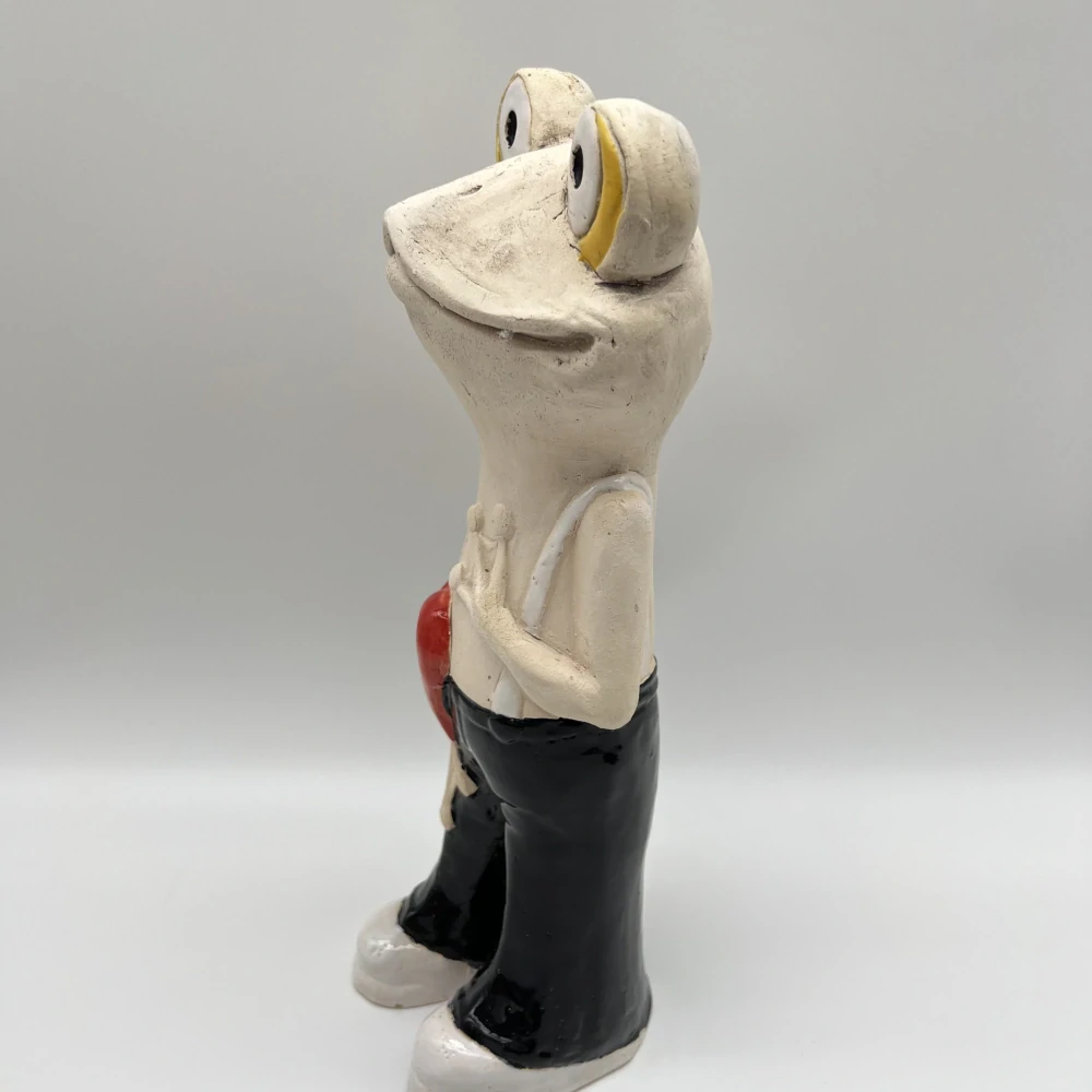 DEKORACE KERAMICKÁ FIGURA ŽÁBY CHLAPCE - VELKÁ FIGURA