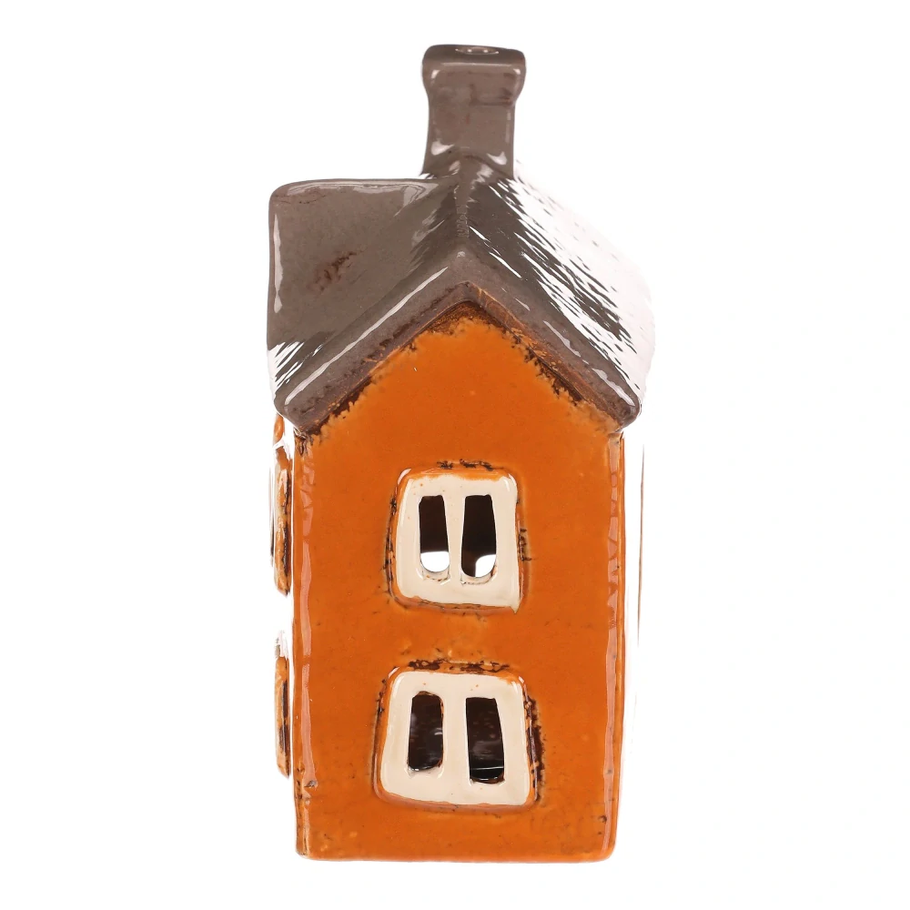 DEKORACE KERAMICKÝ DOMEK NA ČAJOVOU SVÍČKU