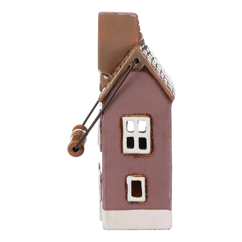 KERAMICKÝ DOMEK NA ČAJOVOU SVÍČKU S MADLEM