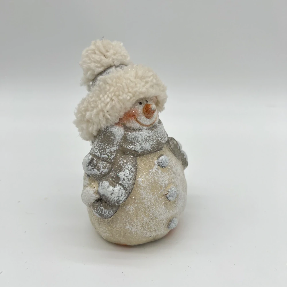 ZIMNÍ DEKORACE FIGURKA SNĚHULÁK