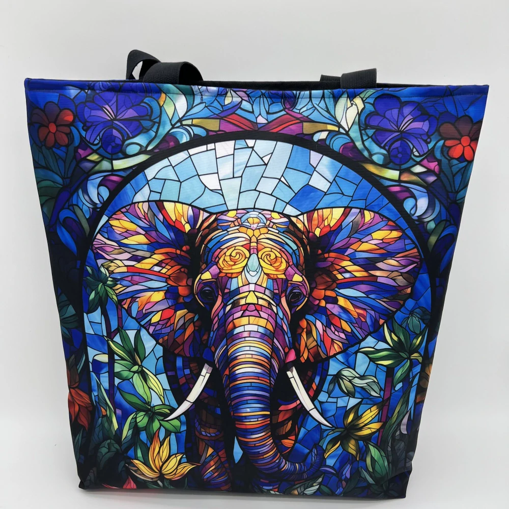 TAŠKA VYZTUŽENÁ S PODŠÍVKOU MOTIV SLON