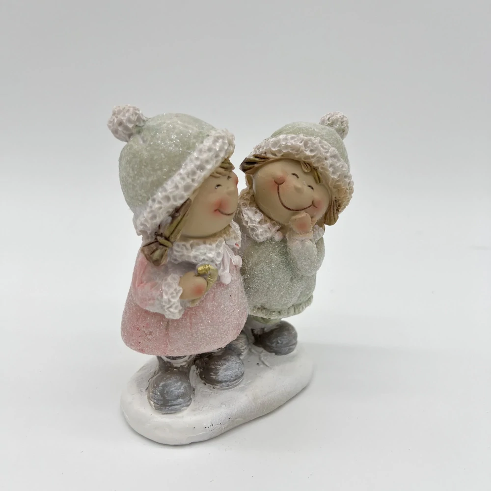 ZIMNÍ DEKORACE FIGURKA DĚTÍ