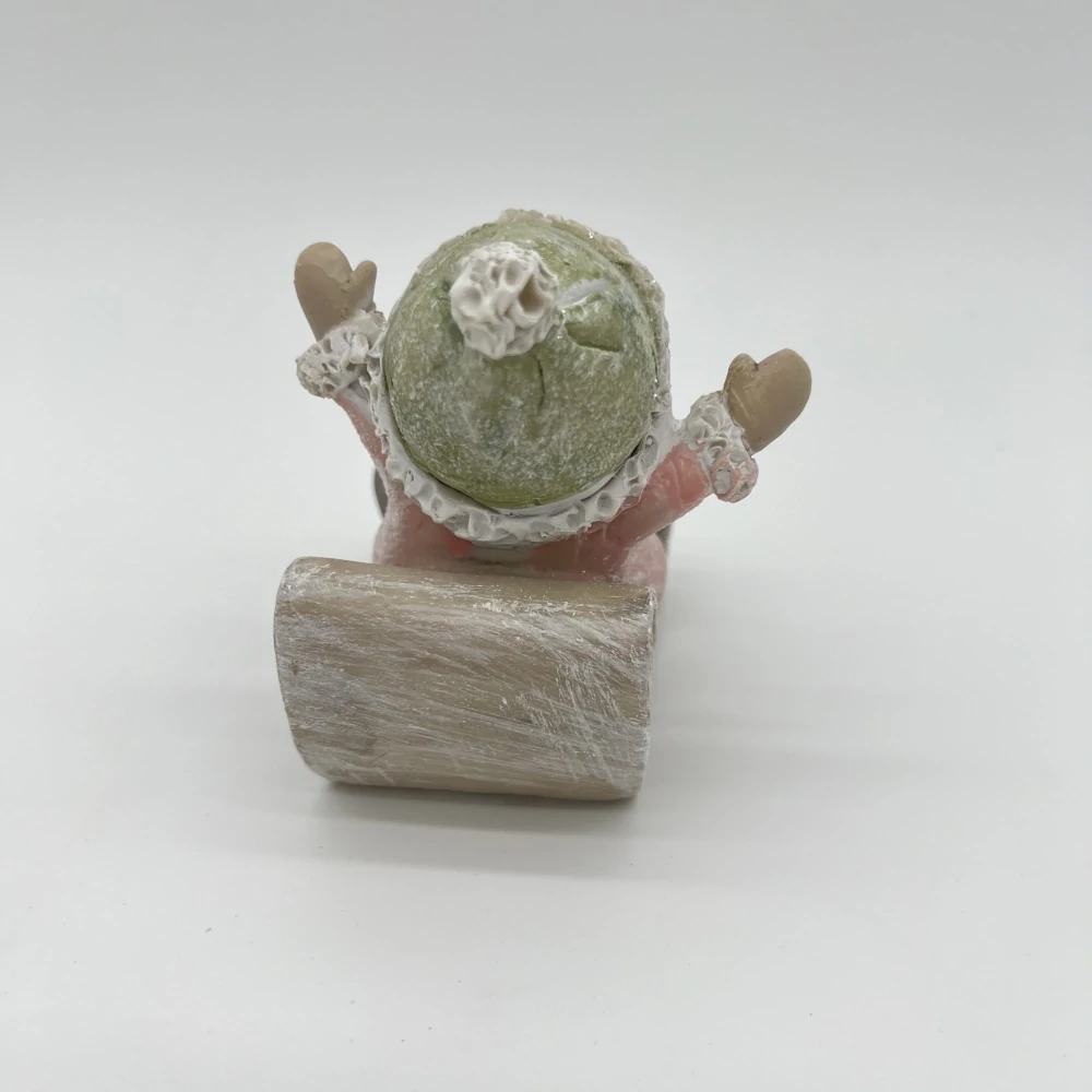 ZIMNÍ DEKORACE FIGURKA HOLČIČKY