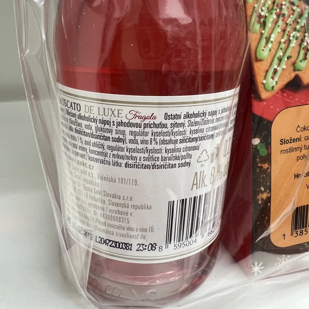 🎁 Vánoční dárkový balíček – Fragola & mandle v čokoládě