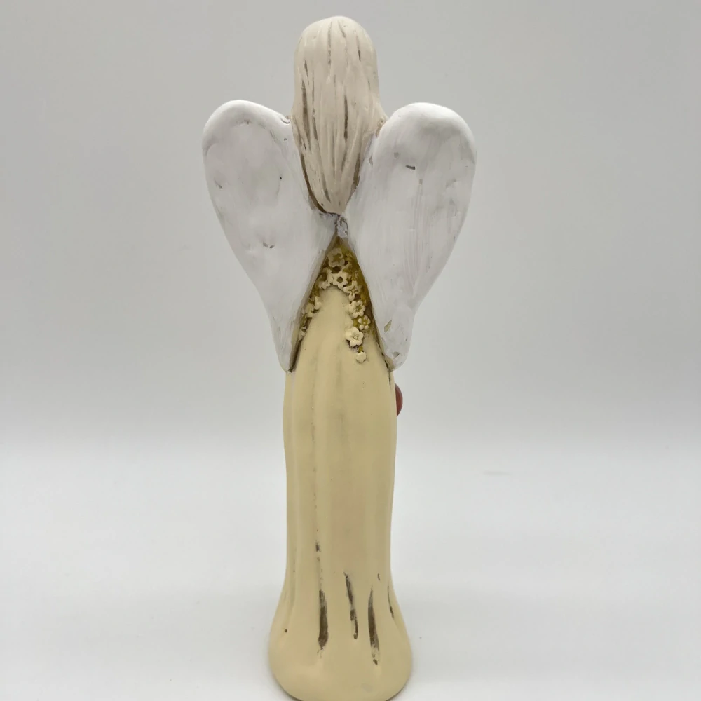 💛 Andělka se srdíčkem – žluté šaty