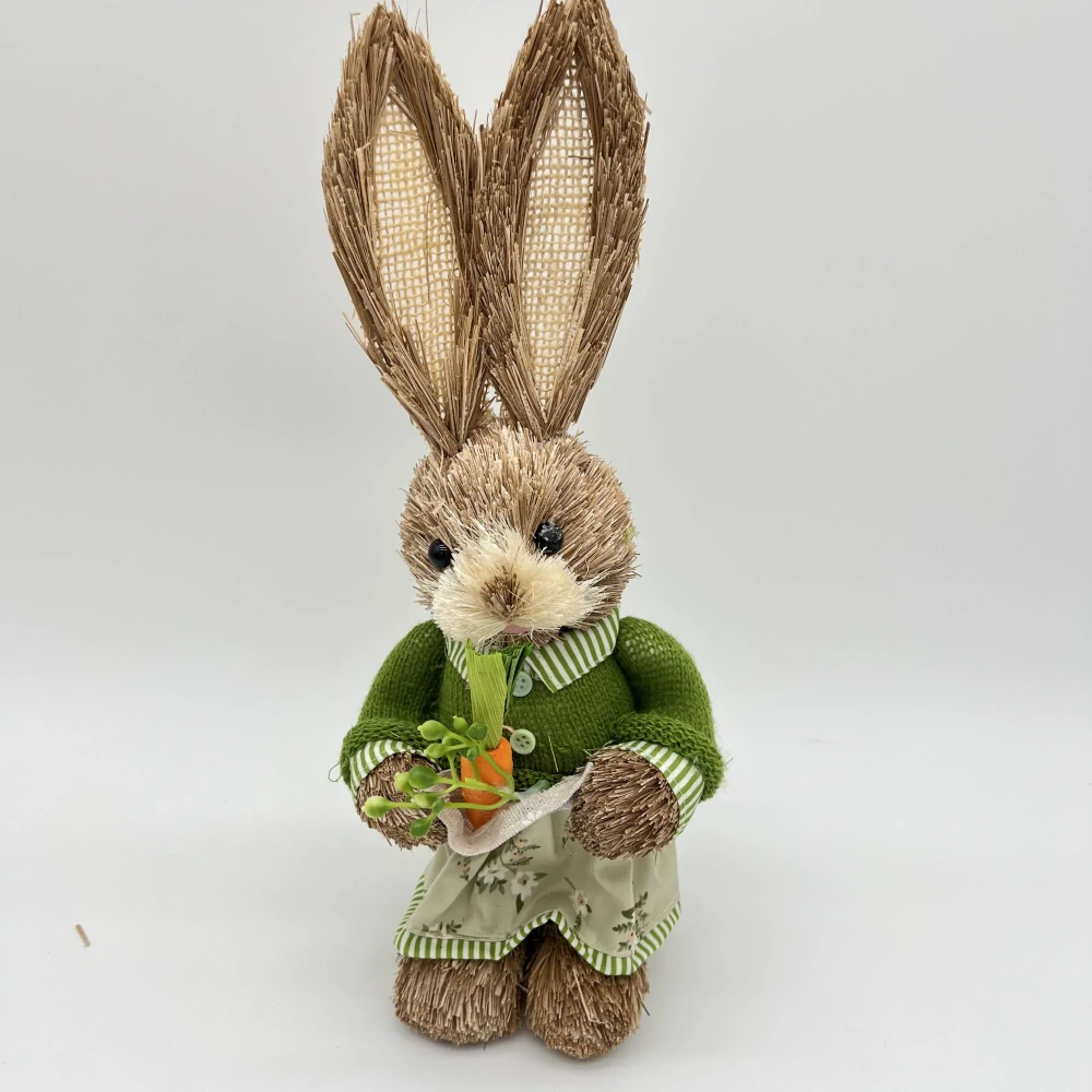 🐰 Velikonoční zajíček s mrkvičkou – jarní dekorace