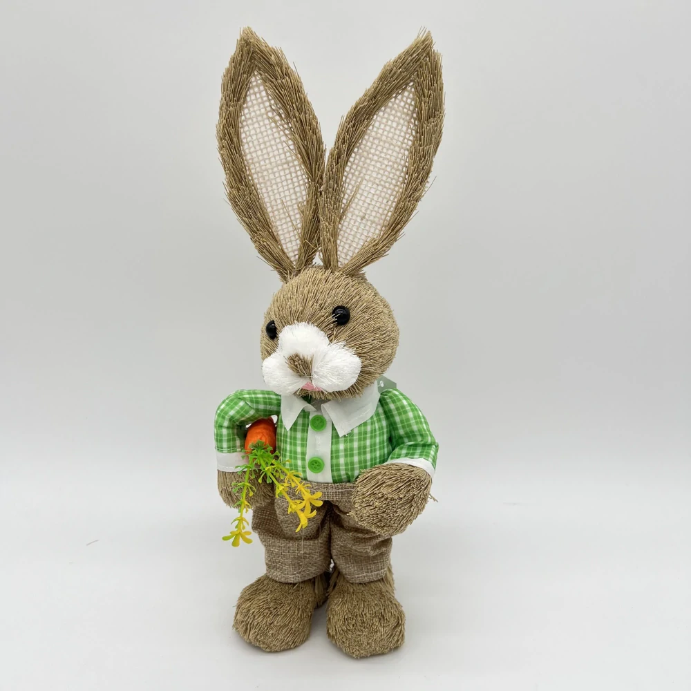 🐰 Velikonoční zajíček s mrkvičkou – jarní dekorace