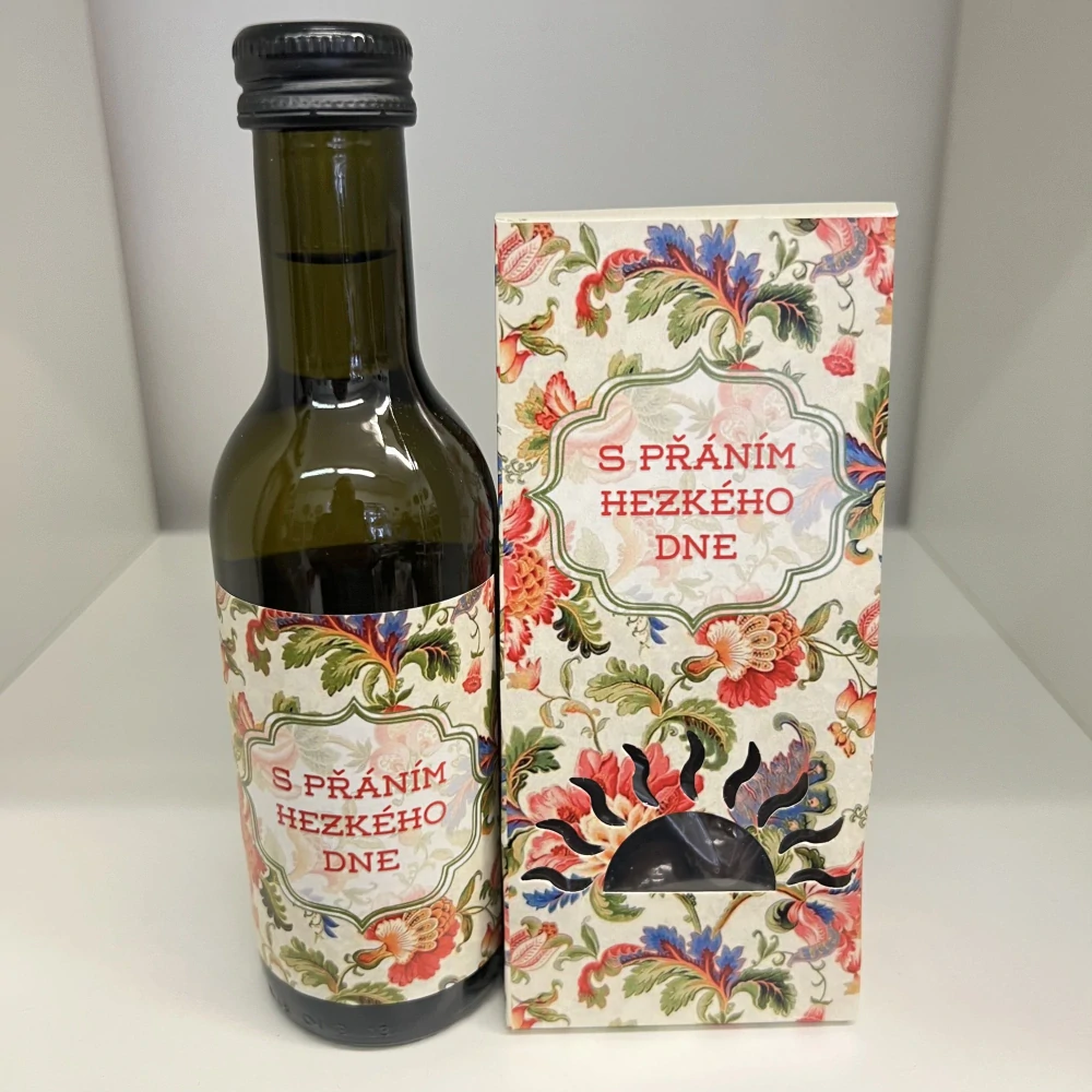 🎁 Dárková sada „S přáním hezkého dne“ 🍷🍫