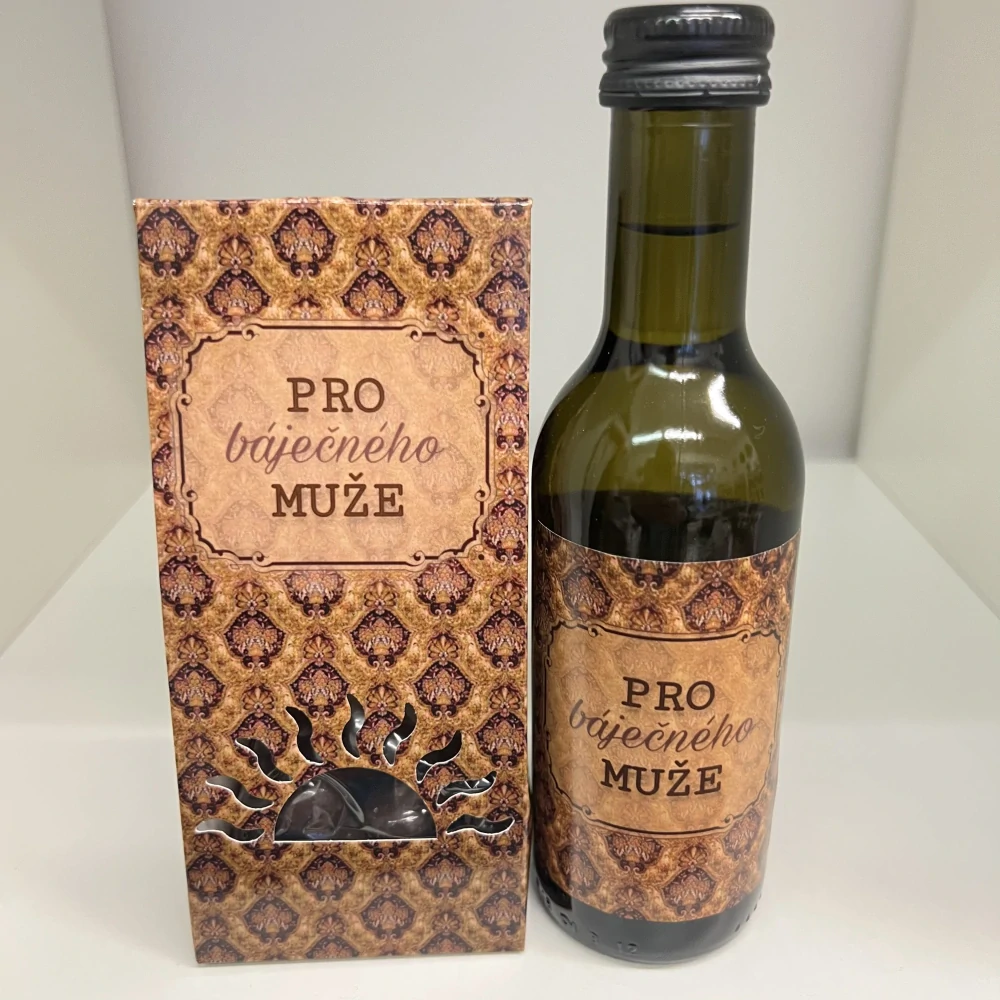 🎁 Dárková sada „Pro báječného muže“ 🍷🍫