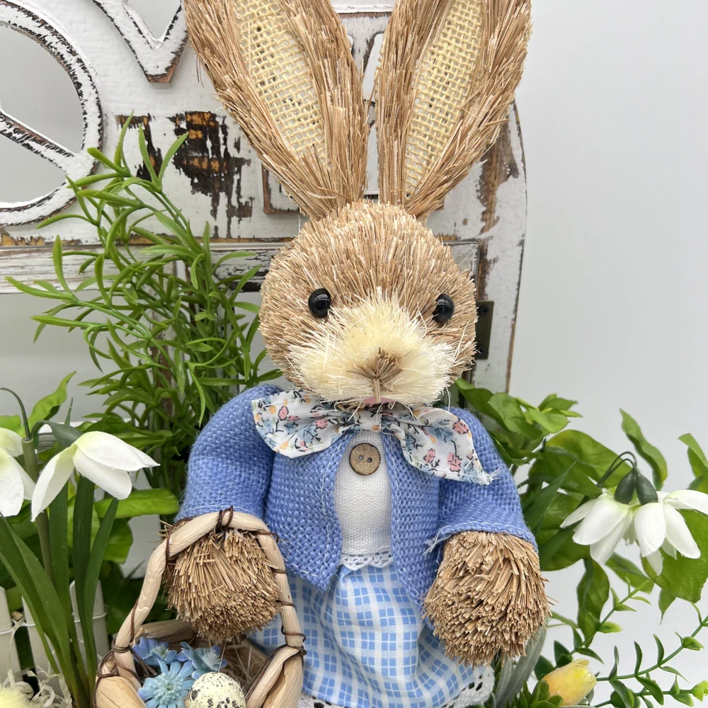 🐰🌸 Velikonoční dekorace se zajíčkem a kuřátky 🌸🐣