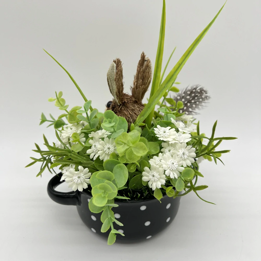 🐰🌿 Dekorační miska se zajíčkem 🌿🐰