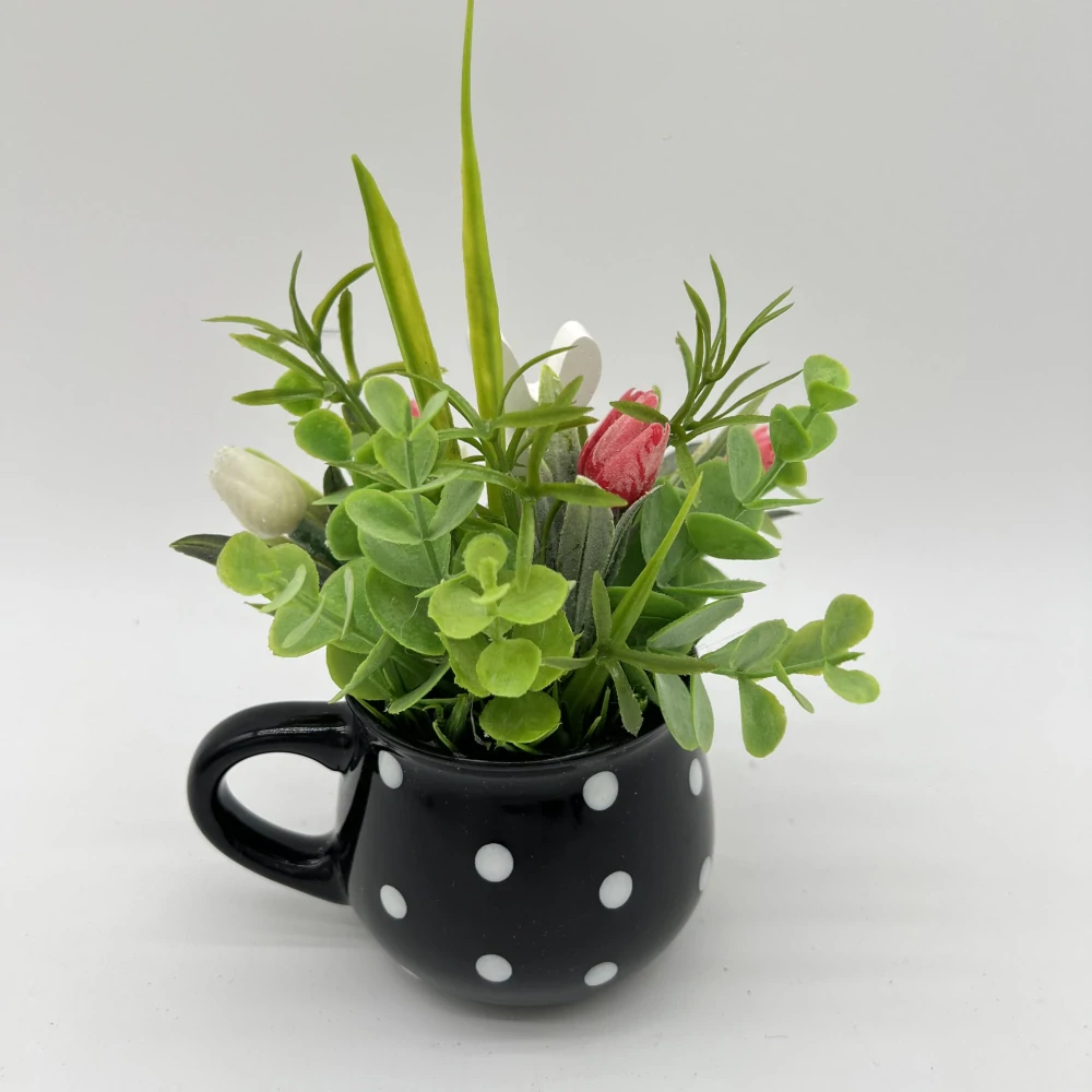 🐰🌷 Dekorační hrneček se zajíčkem 🌷🐰